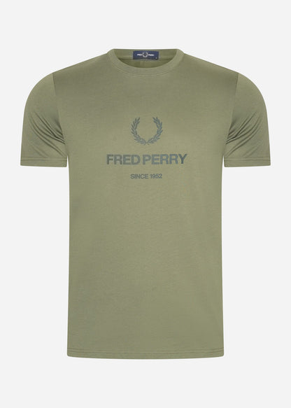 Fred Perry T-shirts  Fred perry graphic t-shirt - laurel wreath green 