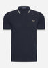 Fred Perry Polo's  Twin tipped fred perry shirt - nvy slvbl wrmgre 