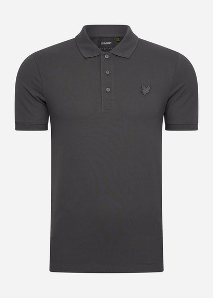 Lyle & Scott Polo's  Tonal eagle polo shirt - gunmetal 