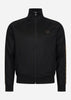 Fred Perry Vesten  Contrast tape track jacket - black shaded stone 