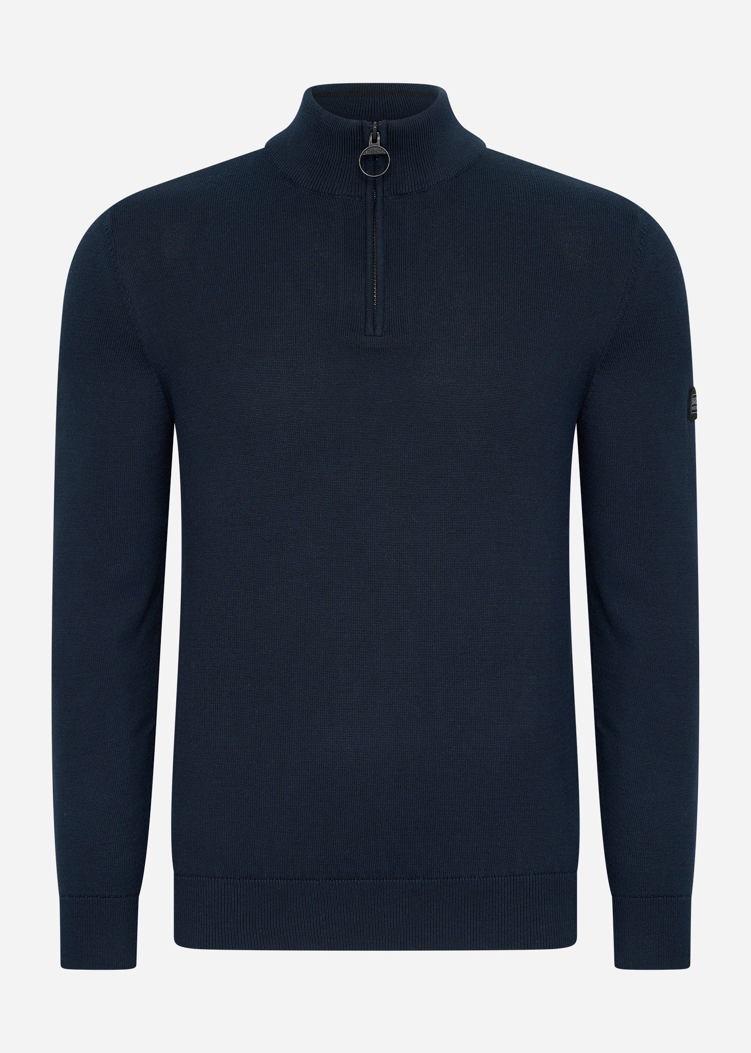 Barbour International Truien  Cotton half zip knit - international navy 