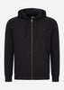 Lyle & Scott Vesten  Tonal eagle zip through hoodie - jet black 