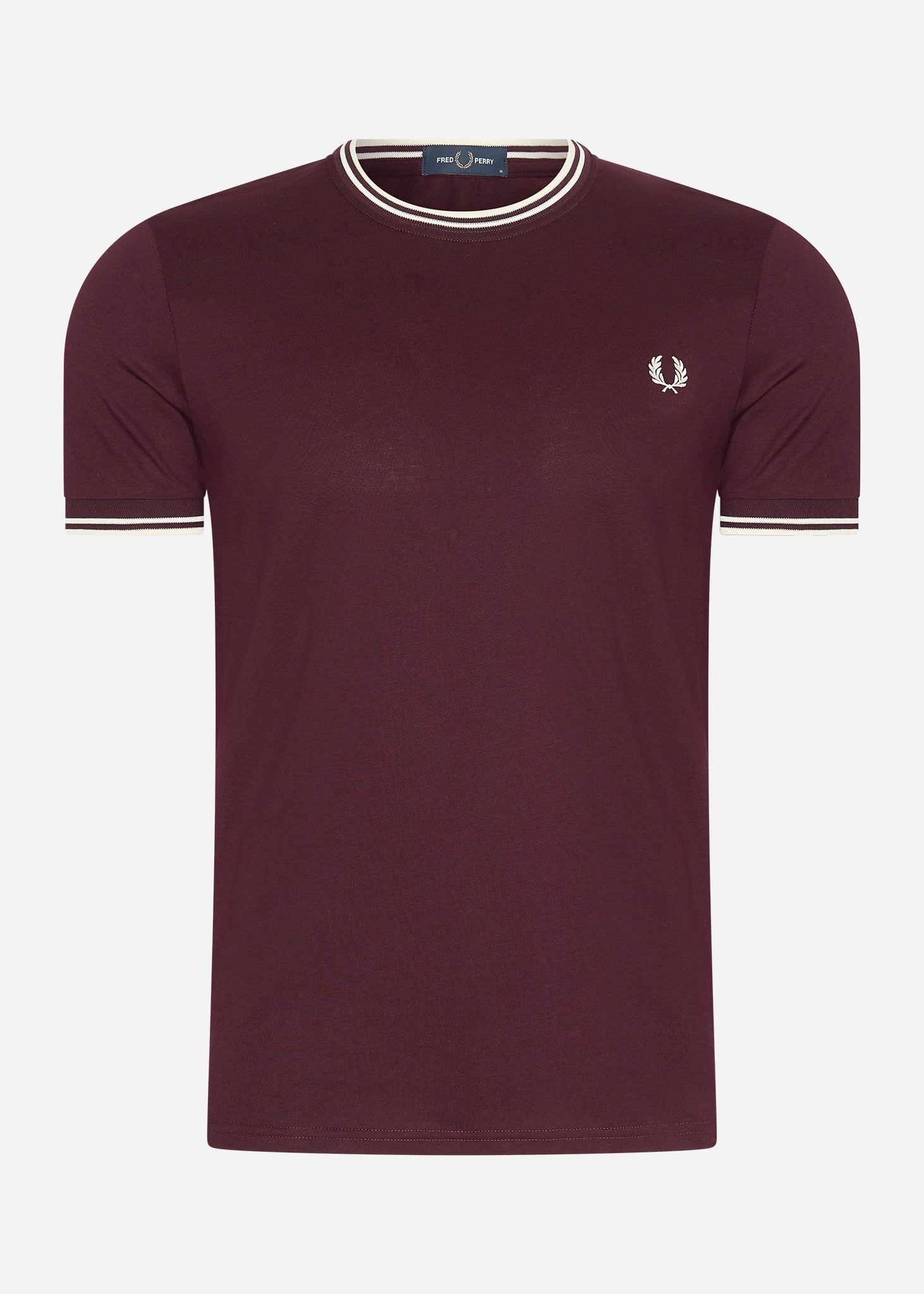 Fred Perry T-shirts  Twin tipped t-shirt - oxblood 