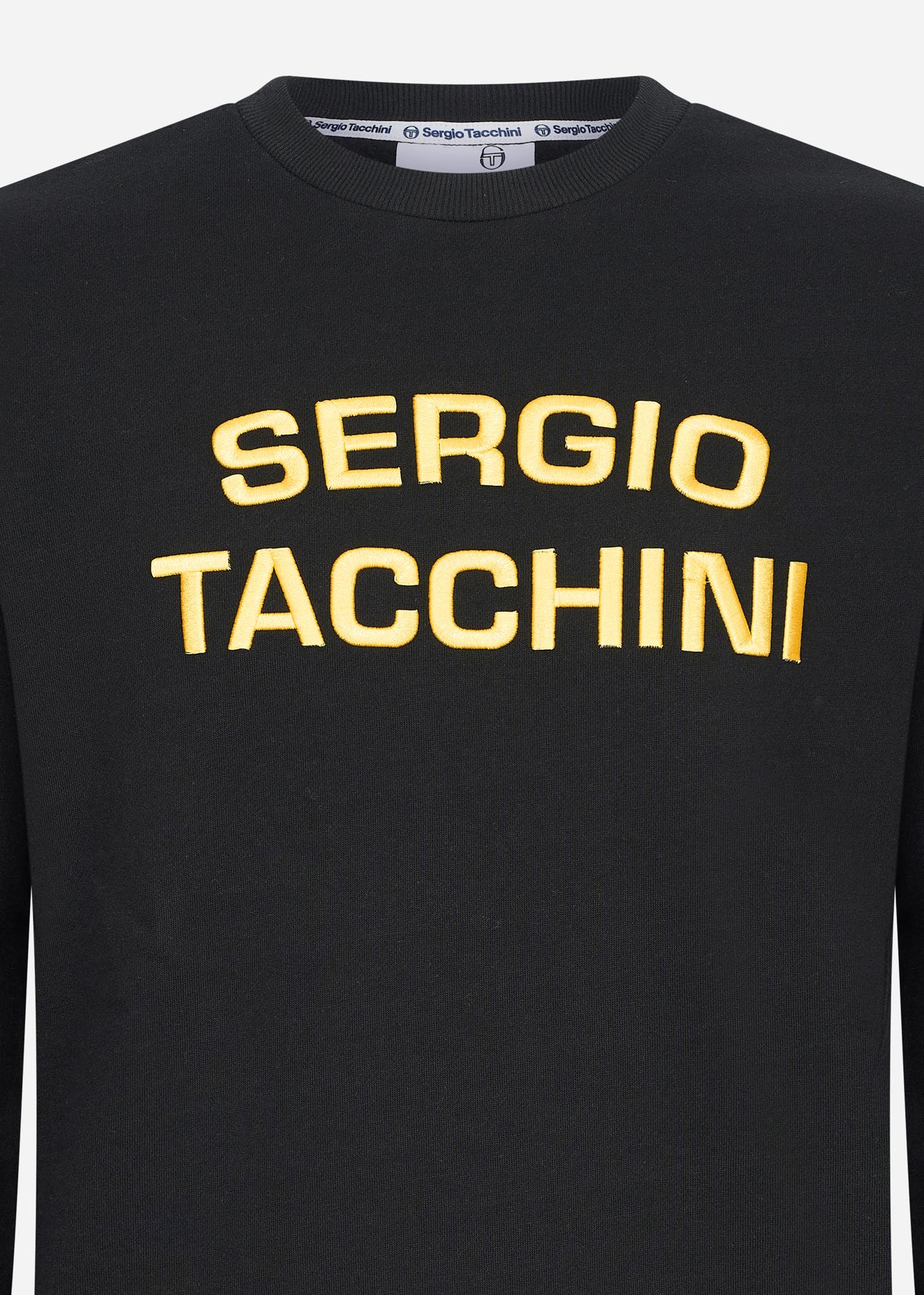 Sergio Tacchini Truien  Reinaldo crew neck sweat - black 