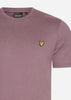 Lyle & Scott T-shirts  Plain t-shirt - highland mauve 