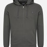 Lyle & Scott Vesten  Tonal eagle zip through hoodie - gunmetal 