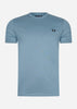 Fred Perry T-shirts  Ringer t-shirt - ash blue 