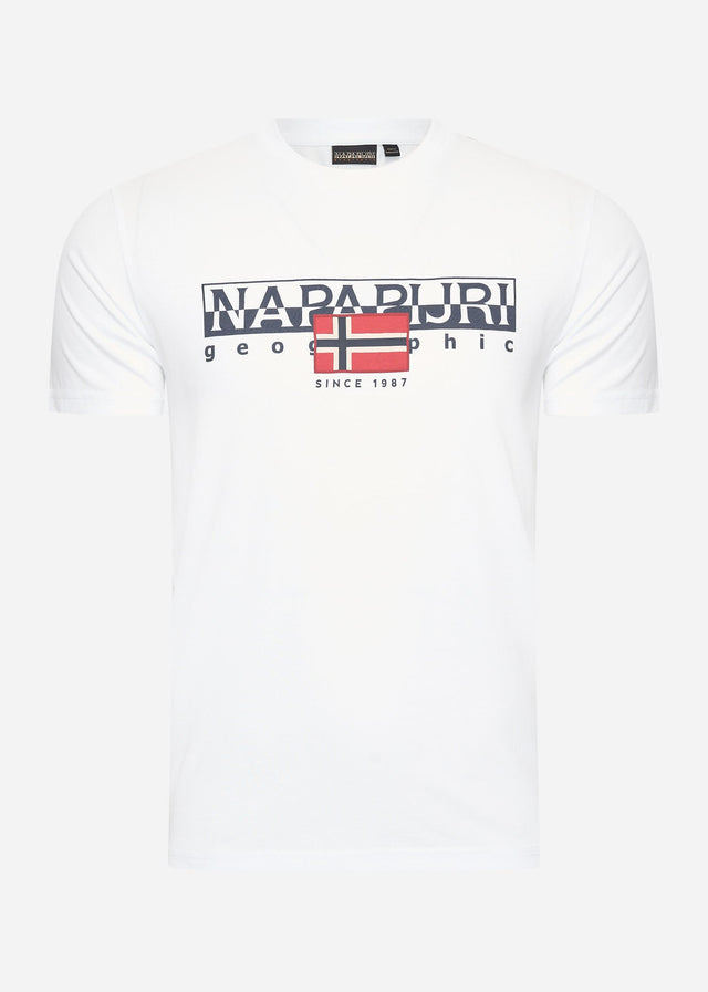 Napapijri T-shirts  Aylmer t-shirt - bright white 