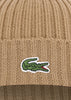 Lacoste Mutsen Beanie - cookie