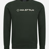 MA.Strum Truien  Chest print crew sweat - oil slick 