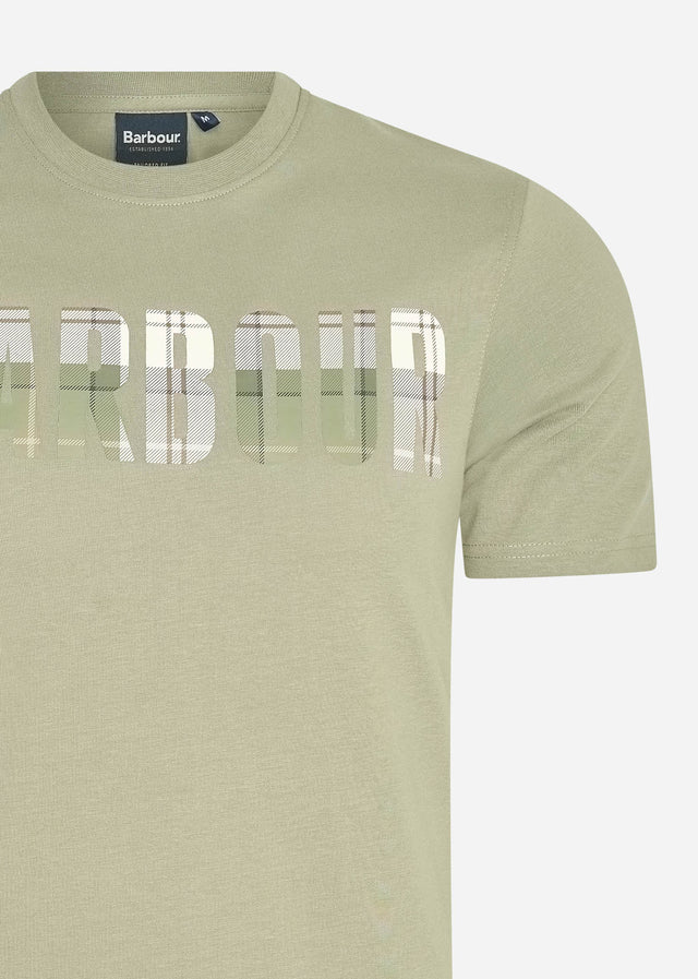 Barbour T-shirts  Thurford tee - dusty green 