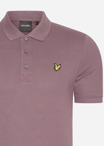 Lyle & Scott Polo's  Plain polo shirt - highland mauve 