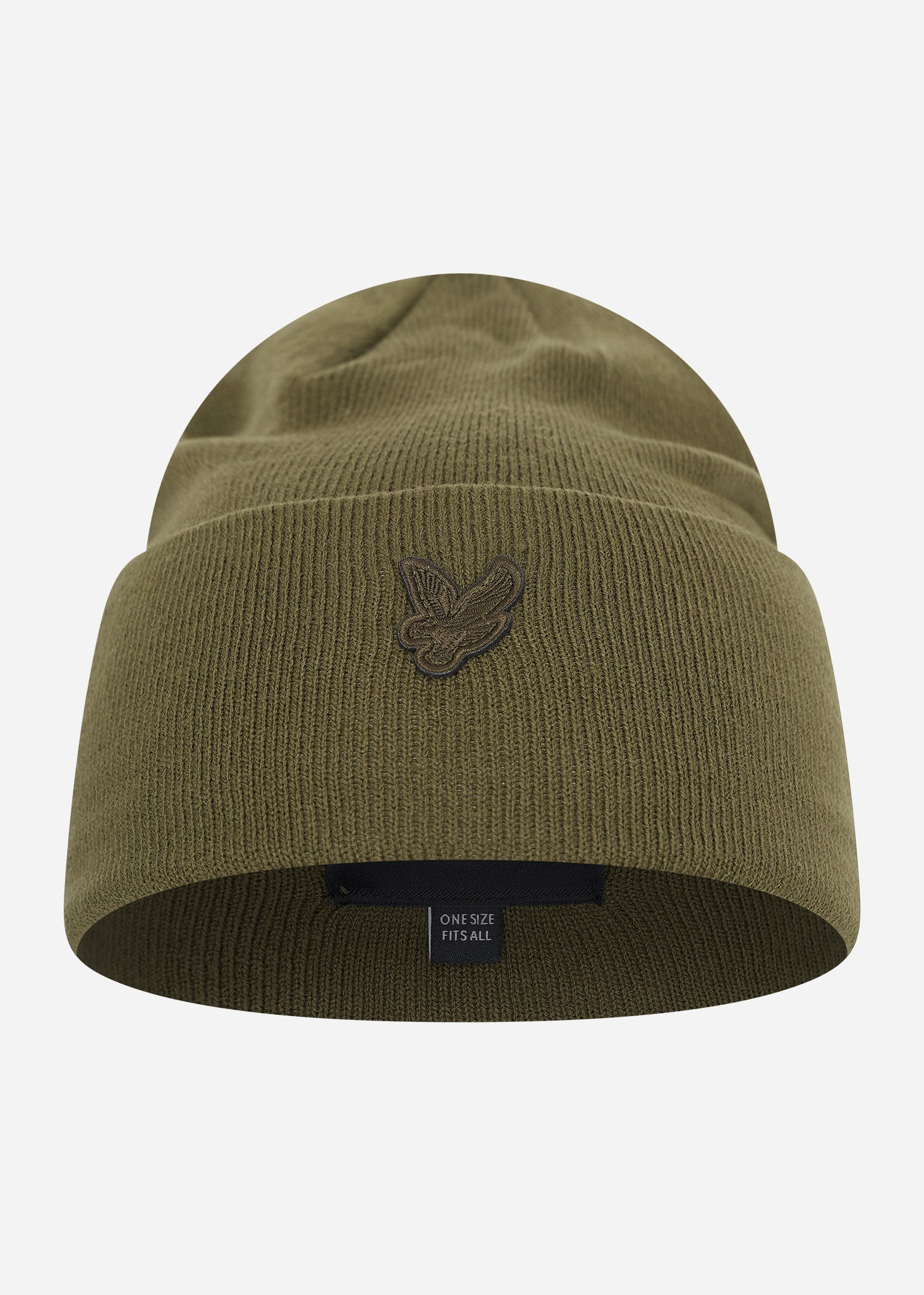 Lyle & Scott Mutsen  Tonal eagle beanie - olive 