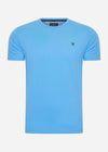 Hackett London T-shirts  Swim trim logo tee - marina 