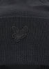 Lyle & Scott Mutsen  Tonal eagle beanie - jet black 