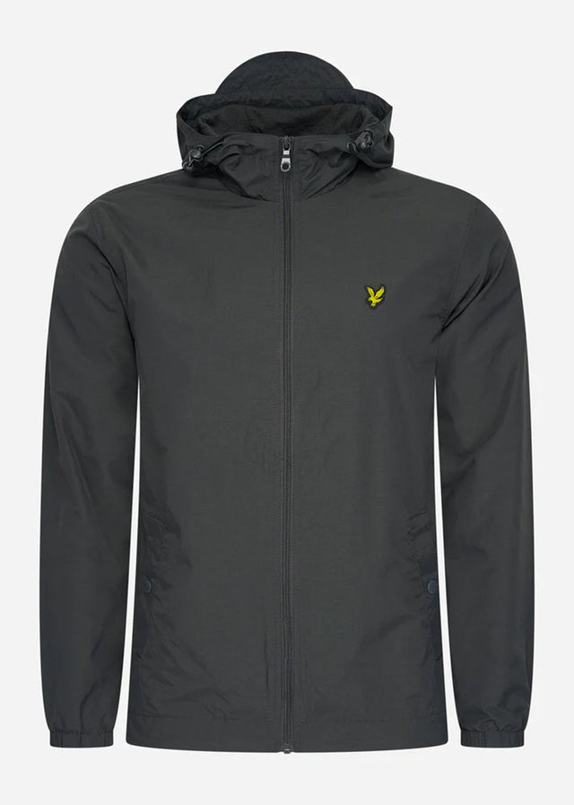 Lyle & Scott Jassen  Zip through hooded jacket - gunmetal 