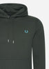 Fred Perry Hoodies  Tipped hooded sweatshirt - night green runaway bay ocean 