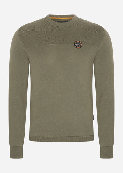 Napapijri Truien  Derri crewneck sweater  - green urban 