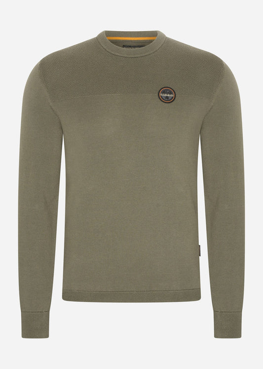 Napapijri Truien  Derri crewneck sweater  - green urban 