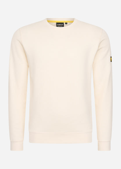 Barbour International Truien  Racer badge sweat - whisper white 