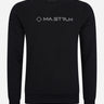 MA.Strum Truien  Chest print crew sweat - jet black 