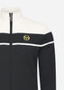 Sergio Tacchini Vesten  Damarindo track top - black gardenia 