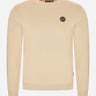 Napapijri Truien  Badge crewneck sweater  - beige rocky 