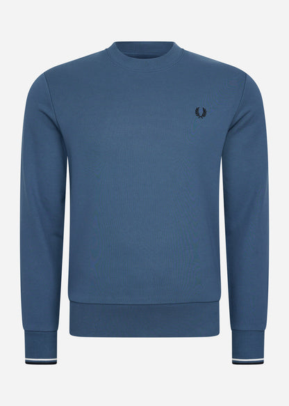 Fred Perry Truien  Crew neck sweatshirt - midnight blue 