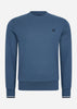 Fred Perry Truien  Crew neck sweatshirt - midnight blue 