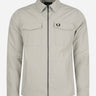 Fred Perry Overshirts  Zip overshirt - limestone 