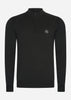 Marshall Artist Truien  Siren knitted 1/4 zip - black 