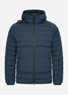 MA.Strum Jassen  Hooded down jacket - ink navy 