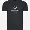Fred Perry T-shirts  Fred perry graphic t-shirt - black