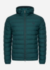 Fred Perry Jassen  Hooded insulated jacket - petrol blue 