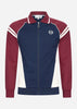 Sergio Tacchini Vesten  New ascot track top - maritime blue tibetan red 