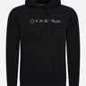 MA.Strum Hoodies  Chest print overhead hoody - jet black 
