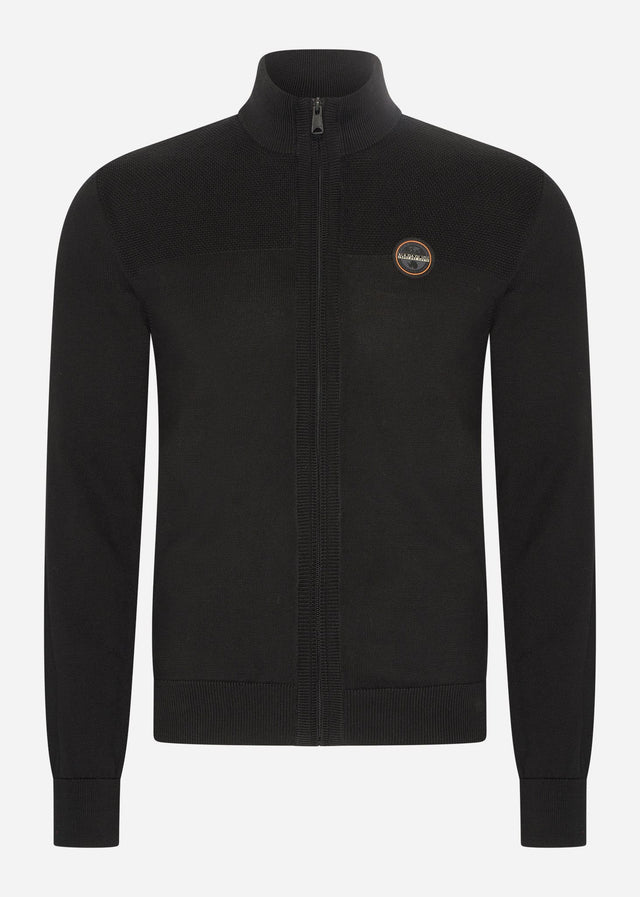 Napapijri Cardigans  Derri full zip vest - black 