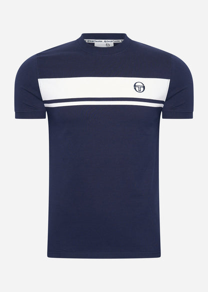 Sergio Tacchini T-shirts  Master tee - blue white 
