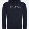 MA.Strum Hoodies  Chest print overhead hoody - ink navy 