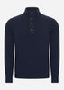 Barbour Truien  Patch half zip - navy 