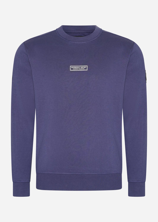 Marshall Artist Truien  Siren crewneck - monarch blue 