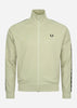 Fred Perry Vesten  Contrast tape track jacket - light oyster black 