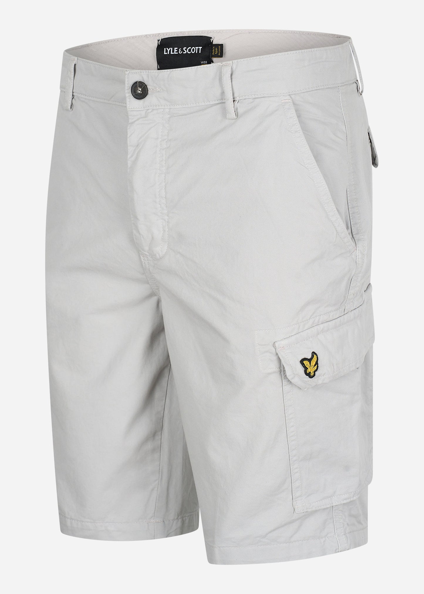 Lyle & Scott Korte Broeken  Wembley cargo short - cold grey 