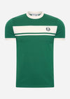 Sergio Tacchini T-shirts  Master tee - green white 
