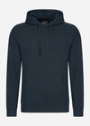 Lyle & Scott Hoodies  Tonal eagle pullover hoodie - dark navy 