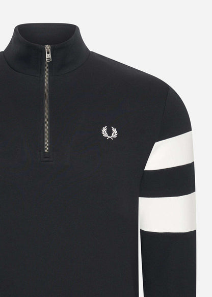 Fred Perry Truien  Tipped sleeve half zip - sweat 