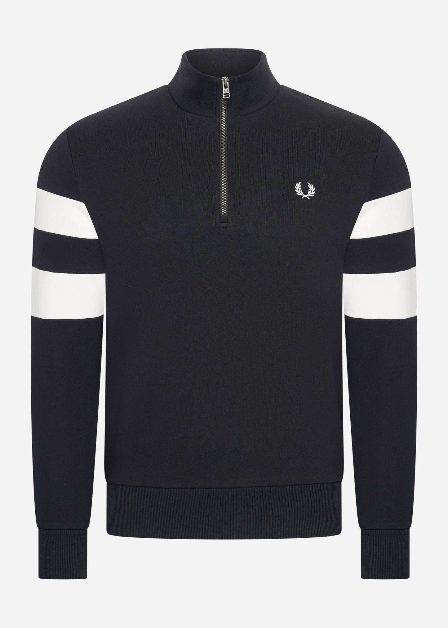 Fred Perry Truien  Tipped sleeve half zip - sweat 