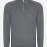 Farah Truien  Sweatshirt jim 1/4 zip - farah grey marl 