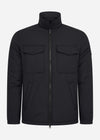 Barbour International Jassen  District quilt - black 