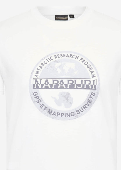 Napapijri T-shirts  Bollo t-shirt - bright white 